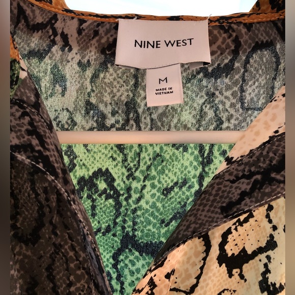 Snakeprint tie dress - Picture 2 of 3